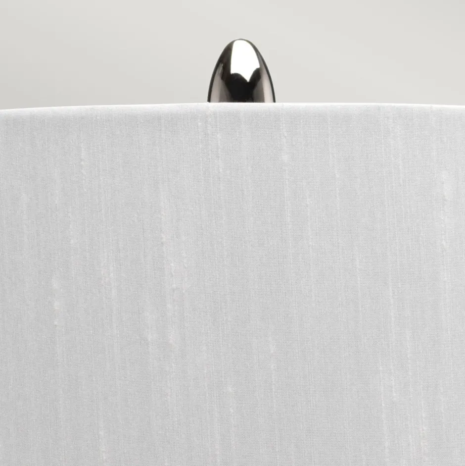 Tischlampen|Schlafzimmer Lampen*Elstead Tischlampe Keramik Stoff E27 56,2 cm hoch OLWEN