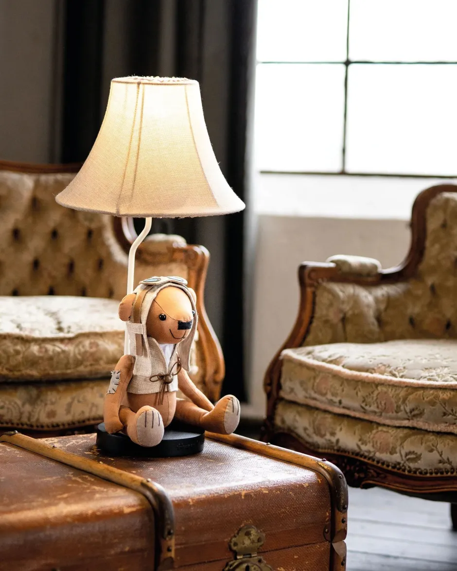 Happy Lamps Tischlampe Kinderzimmer Wohnzimmer 61 cm Bär mit LED<Kinder Kinderzimmerlampen|Kinderlampen