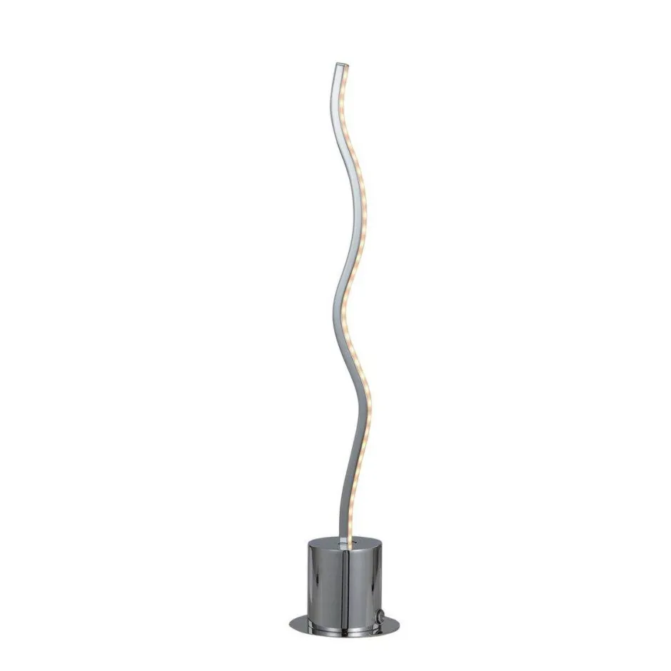 WOFI Tischlampe LED klein 45 cm Wellen Design< Moderne Lampen|Wohnzimmerlampen