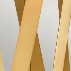 Vintage Lampen|Stofflampen*Elstead Tischlampe Messing gebürstet Weiß E27 87 cm hoch Metall Stoff