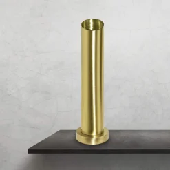 Giovanni Battista Tischlampe Messing H: 43 cm Ø 8,5 cm schmal massiv E27< Tischlampen|Lampen Aus Aller Welt