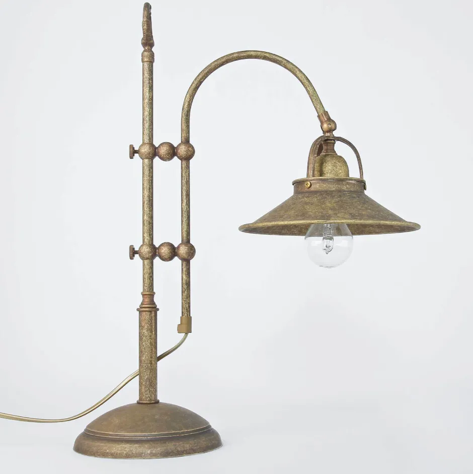 Giovanni Battista Tischlampe Messing in Antik Bronze< Tischlampen|Schlafzimmer Lampen