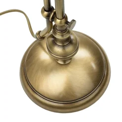 Giovanni Battista Tischlampe Messing in Bronze mit Glas Premium< Schreibtischlampen|Glaslampen