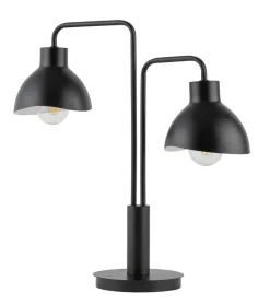 Tischlampen|Schlafzimmer Lampen*Sigma Tischlampe Metall Lesen E27 2-flammig 48 cm dekorativ