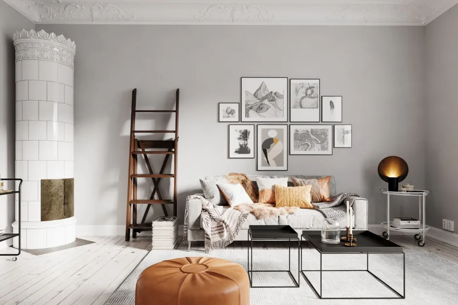 Wohnzimmerlampen|Schlafzimmer Lampen*By Rydéns Tischlampe Metall Schwarz 50 cm für E27 dekorativ