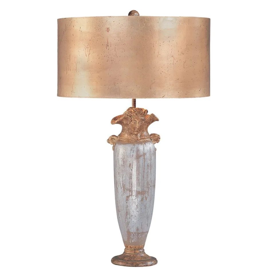 Nachttischlampen|Stofflampen*Elstead Tischlampe MOVILA 76 cm hoch Stoffschirm Premium