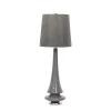 Tischlampen|Schlafzimmer Lampen*Elstead Tischlampe MUSQUARO Grau Porzellan H:88cm Bodenlampe