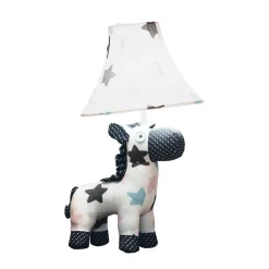 Kinderzimmerlampen|Kinderlampen*Happy Lamps Tischlampe Pferd Weiß Rosa Blau 47cm Kinder Erwachsene