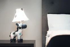Kinderzimmerlampen|Kinderlampen*Happy Lamps Tischlampe Pferd Weiß Rosa Blau 47cm Kinder Erwachsene