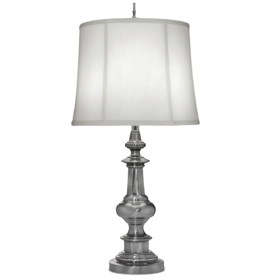 Elstead Tischlampe RONIA Nickel Antik H:84cm Bodenlampe< Tischlampen|Schlafzimmer Lampen