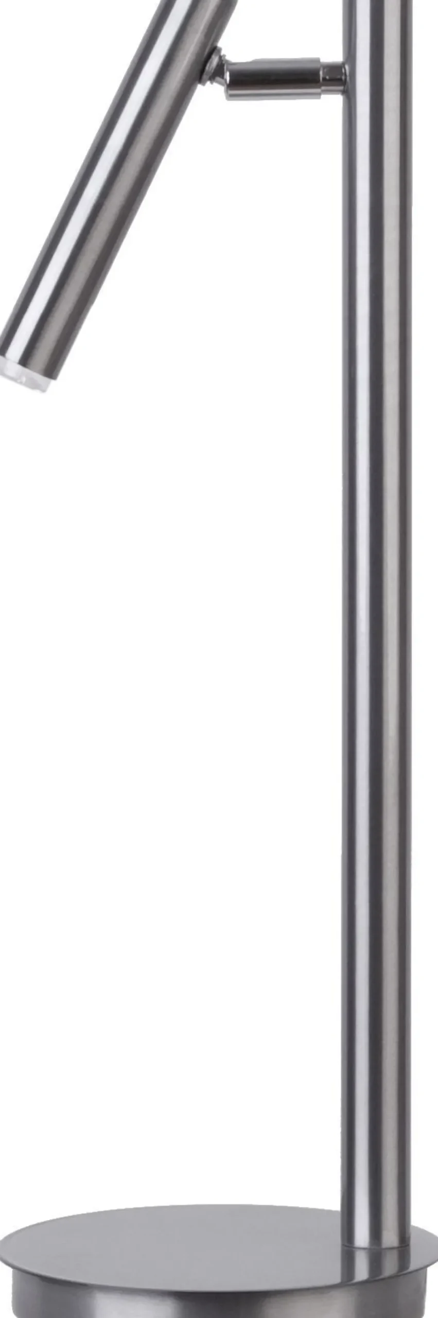 Sigma Tischlampe Silber Zylinder beweglich 48 cm G9 stilvoll< Moderne Lampen|Leselampen