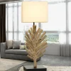 Suna Living Tischlampe Treibholz Stoff 69 cm Nachttisch Wohnzimmer< Holzlampen|Lampen Treibholz
