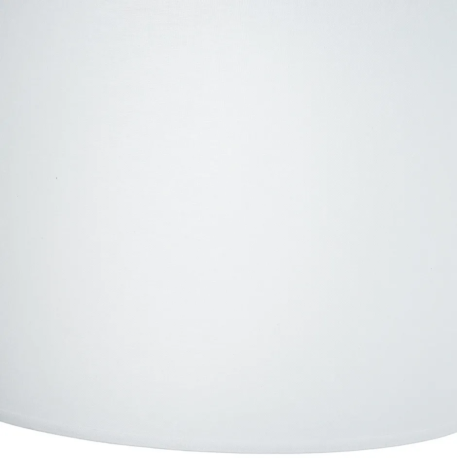 TK Lighting Tischlampe Weiß Silber groß 62 cm Stoff Glas E27< Nachttischlampen|Stofflampen