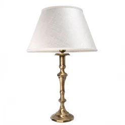 Giovanni Battista Tischleuchte Abat Weiß< Tischlampen|Schlafzimmer Lampen