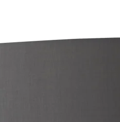 Stofflampen|Schlafzimmer Lampen*Searchlight Tischleuchte Chrom Grau E27 61 cm Stoff Keramik Modern