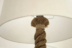 Tischlampen|Schlafzimmer Lampen*Invicta Interior Tischleuchte 85cm Modern kunstvoll maritim echtes Tau