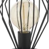 Designerlampen|Moderne Lampen*TK Lighting Tischleuchte Draht Schirm Schwarz Metall H22cm
