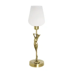 Giovanni Battista Tischleuchte Glas Echt-Messing Handarbeit Klassisch< Tischlampen|Kugellampen