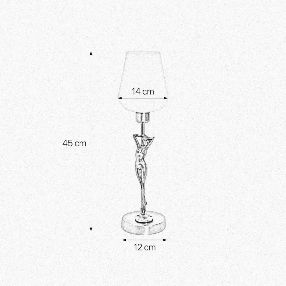 Giovanni Battista Tischleuchte Glas Echt-Messing Handarbeit Klassisch< Tischlampen|Kugellampen