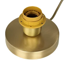 Giovanni Battista Tischleuchte Glasschirm Messingsockel elegant TALIS< Tischlampen|Lampen Aus Aller Welt