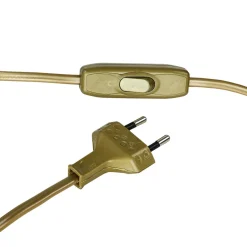 Giovanni Battista Tischleuchte Glasschirm Messingsockel elegant TALIS< Tischlampen|Lampen Aus Aller Welt