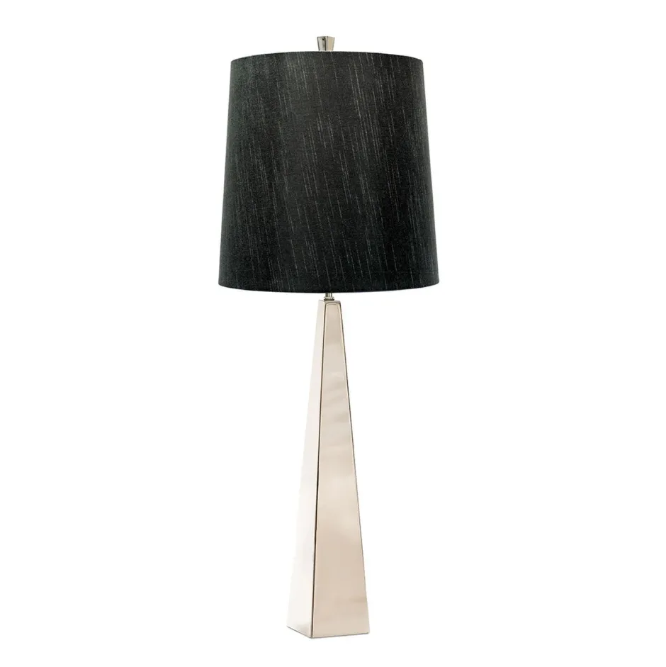 Elstead Tischleuchte groß 79 cm hoch E27 Modern Metall Stoff< Tischlampen|Schlafzimmer Lampen