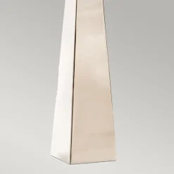 Elstead Tischleuchte groß 79 cm hoch E27 Modern Metall Stoff< Tischlampen|Schlafzimmer Lampen