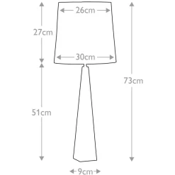 Elstead Tischleuchte groß 79 cm hoch E27 Modern Metall Stoff< Tischlampen|Schlafzimmer Lampen