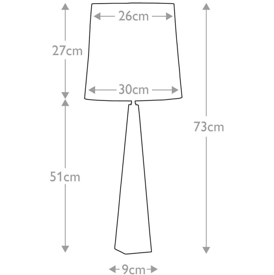 Elstead Tischleuchte groß 79 cm hoch E27 Modern Metall Stoff< Tischlampen|Schlafzimmer Lampen