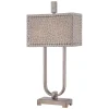 Elstead Tischleuchte Hoch 75cm in Silber Nachttisch Wohnzimmer< Tischlampen|Schlafzimmer Lampen