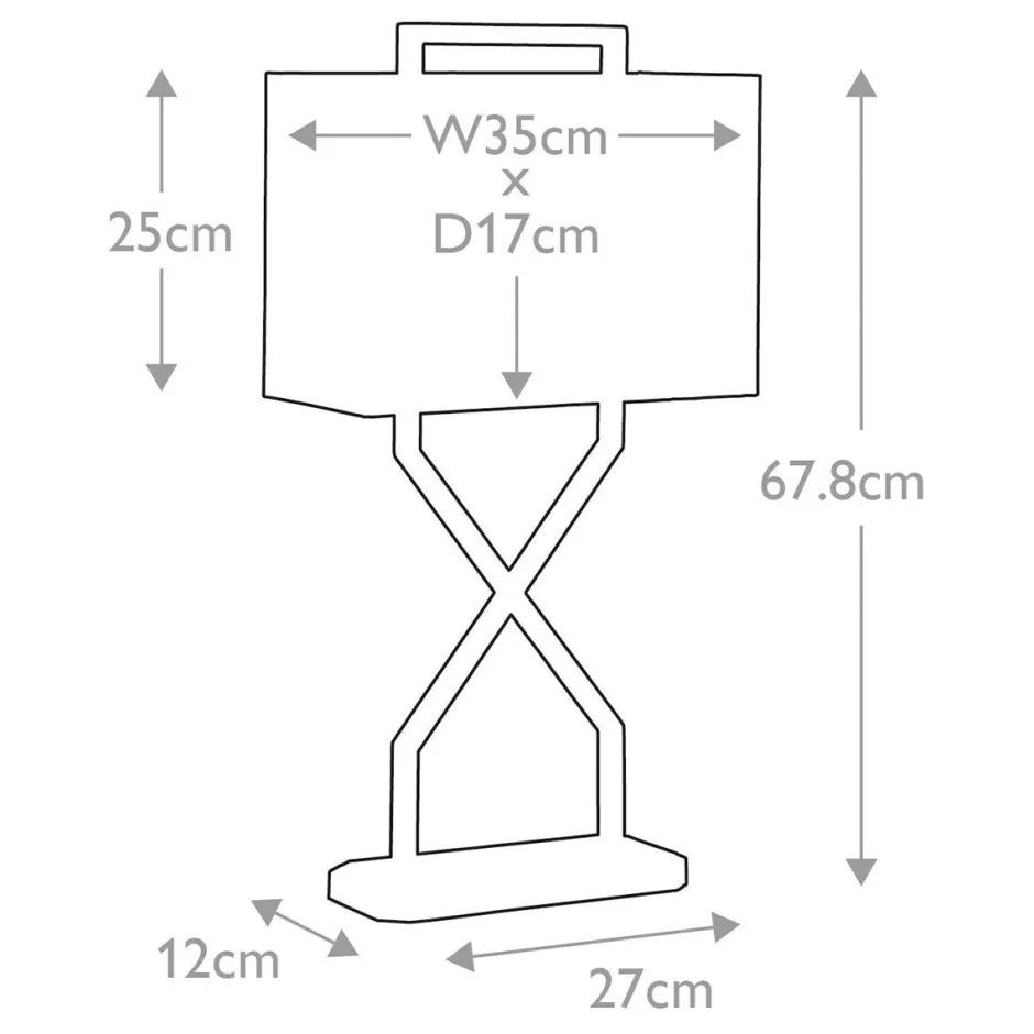 Tischlampen|Designerlampen*Elstead Tischleuchte in Gold Elfenbein E27 68 cm Stoff Metall