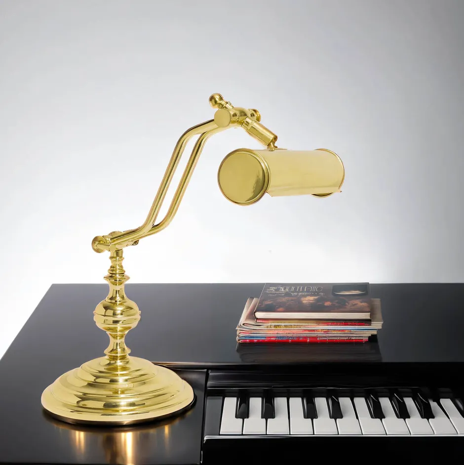 Giovanni Battista Tischleuchte 24K Gold aus Messing Premium< Bürolampen|Lampen Aus Aller Welt