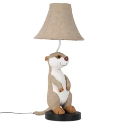 Happy Lamps Tischleuchte Kinderzimmer 58 cm hoch Erdmännchen LED<Kinder Wohnzimmerlampen|Kinderzimmerlampen