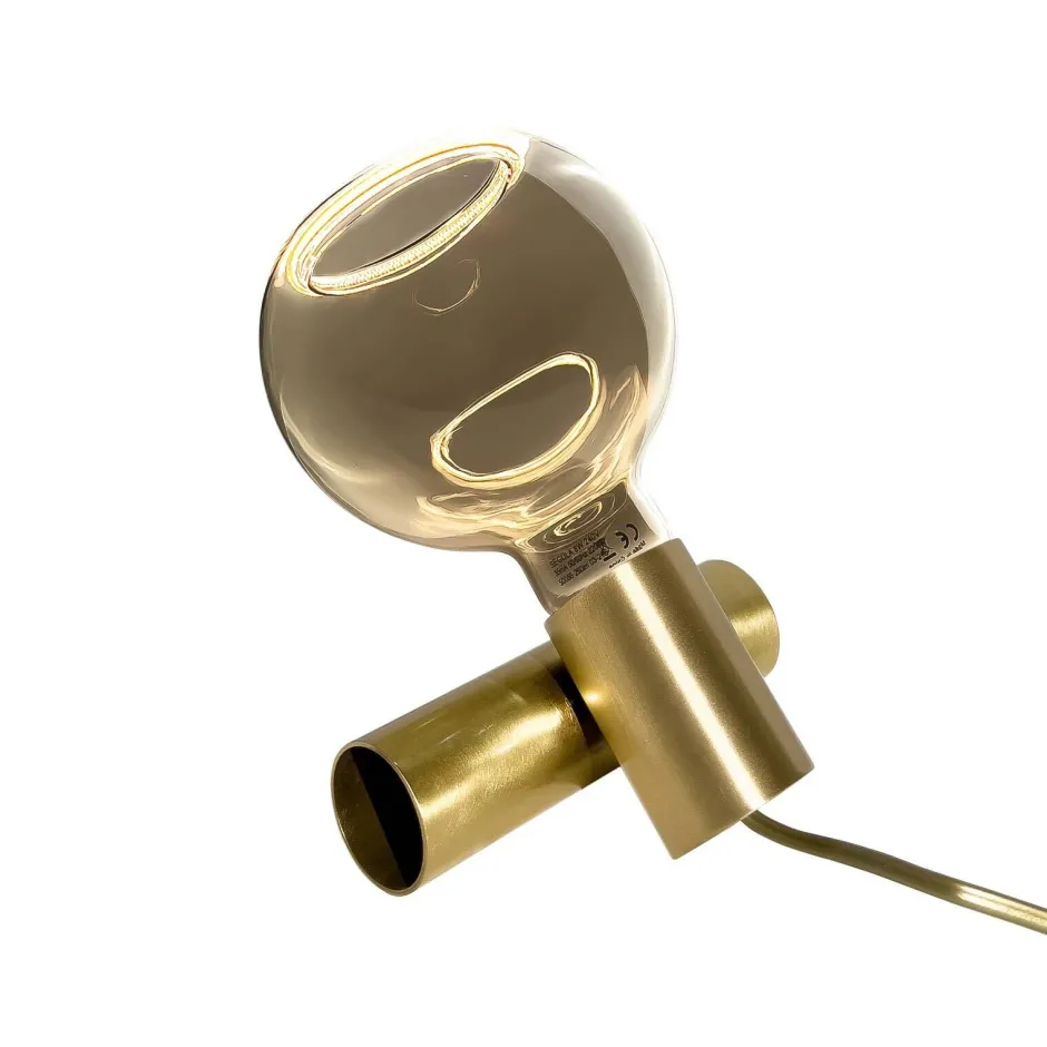 Tischlampen|Lampen Aus Aller Welt*Giovanni Battista Tischleuchte klein H: 8 cm Echt-Messing E27 in Bronze hell