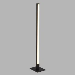 Led Lampen|Schlafzimmer Lampen*Searchlight Tischleuchte LED mit Touch Dimmer 50 cm Schwarz