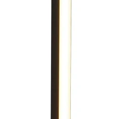 Led Lampen|Schlafzimmer Lampen*Searchlight Tischleuchte LED mit Touch Dimmer 50 cm Schwarz