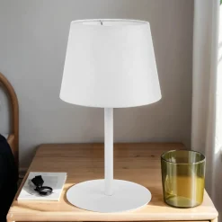 Nachttischlampen|Bauhaus Lampen*TK Lighting Tischleuchte Maja Weiß Modern