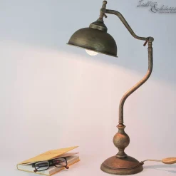 Tischlampen|Bürolampen*Giovanni Battista Tischleuchte Maritim Bronze Antik