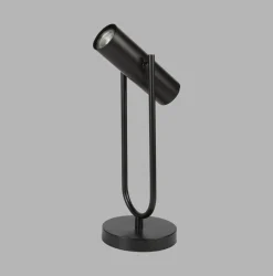 Searchlight Tischleuchte Metall 45 cm GU10 Schwarz verstellbar< Wandleuchten|Wohnzimmerlampen