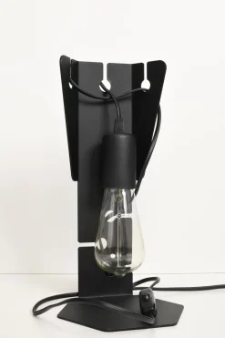 Sollux Tischleuchte Metall Schwarz 31 cm klein dekorativ E27< Moderne Lampen|Wohnzimmerlampen