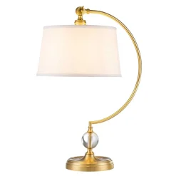 Elstead Tischleuchte Metall Stoff 62,6 cm Modern BOTELLA< Wohnzimmerlampen|Stofflampen