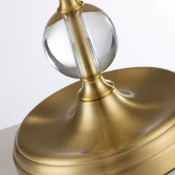 Elstead Tischleuchte Metall Stoff 62,6 cm Modern BOTELLA< Wohnzimmerlampen|Stofflampen