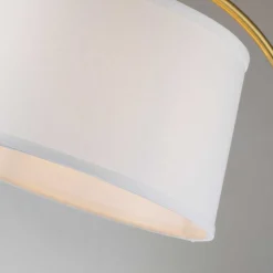 Elstead Tischleuchte Metall Stoff 62,6 cm Modern BOTELLA< Wohnzimmerlampen|Stofflampen