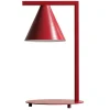 Tischlampen|Schlafzimmer Lampen*ALDEX Tischleuchte Rot Metall H:40 cm E14 Kegel dekorativ