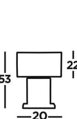Searchlight Tischleuchte Schwarz Weiß Samt Glas Metall 53 cm E27< Glaslampen|Stofflampen