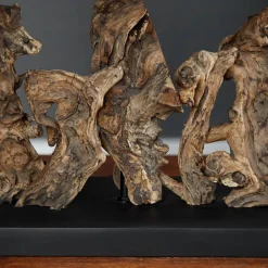 Nachttischlampen|Holzlampen*Invicta Interior Tischleuchte Treibholz Designerleuchte Modern 50cm