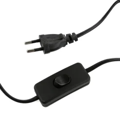 Wohnzimmerlampen|Stofflampen*Suna Living Tischleuchte Treibholz Stoff 53 cm Nachtisch Wohnzimmer