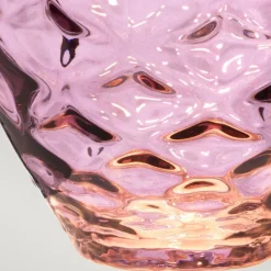 Elstead Tischleuchte Violett Silber 71,5 cm E27 beleuchteter Fuß LED GU10< Wohnzimmerlampen|Glaslampen