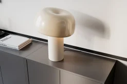 Wohnzimmerlampen|Schlafzimmer Lampen*By Rydéns Tischleuchte Weiß H: 41 cm kippbar Metall Kabelschalter E27