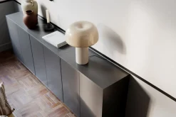 Wohnzimmerlampen|Schlafzimmer Lampen*By Rydéns Tischleuchte Weiß H: 41 cm kippbar Metall Kabelschalter E27